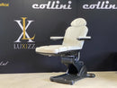 Collini treatment chair Hi-Line Turn + heating 4 motor Black/White edition