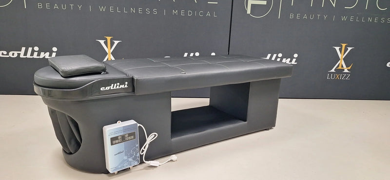 Collini Revitalisierende japanische Headspa Liege: Wellness und Haarwiederherstellung schwarzes Waschbecken