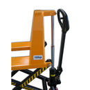 Qteck scissor lift truck SHW 1500 - load capacity 1500 kg, manual 