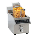 Casselin Induktionsfritteuse 8L mit ablasshahn und automatischem Heber