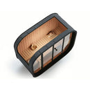 Fjordholz Fass-Sauna Modell Luxe-5 Black Edition