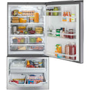 General Electric IO Mabe Big Door Kühlschrank ICO19JSPF 8WM, 85 cm, 527 Liter, Matt weiß Freistehend