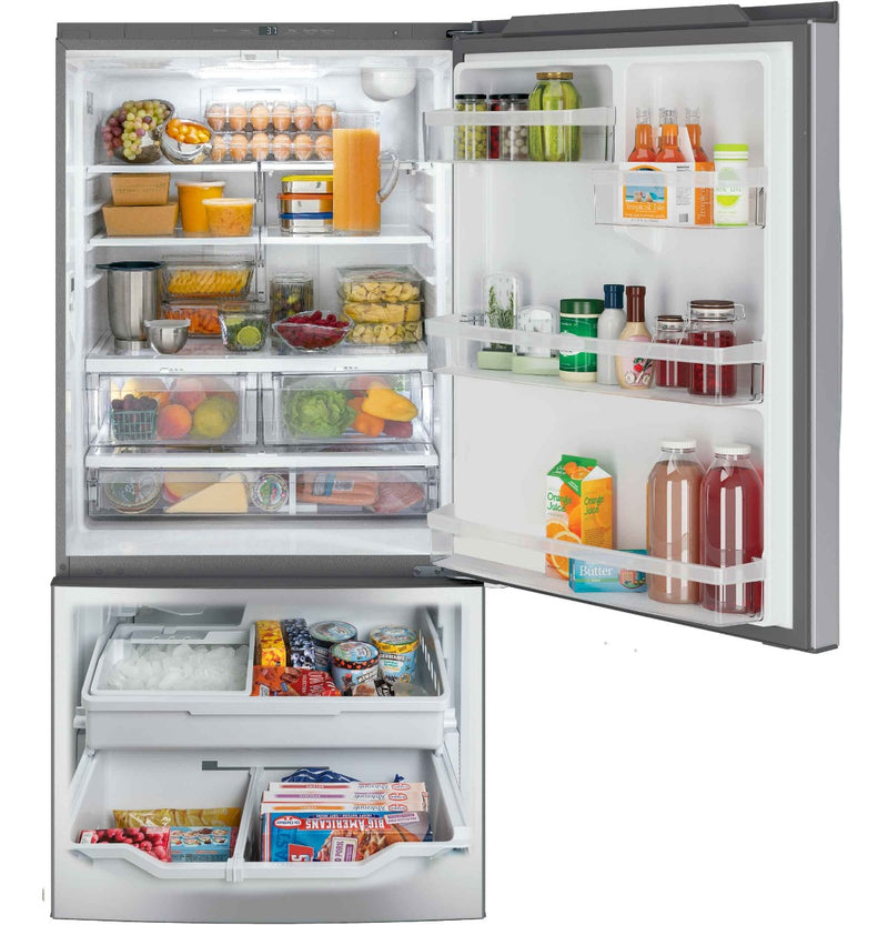 General Electric IO Mabe Big Door Kühlschrank ICO19JSPF 8BM, 85 cm, 527 Liter, Mattschwarz Freistehend