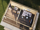 Fjordholz Gartenhaus Modell Office IsoSlide 10 SD