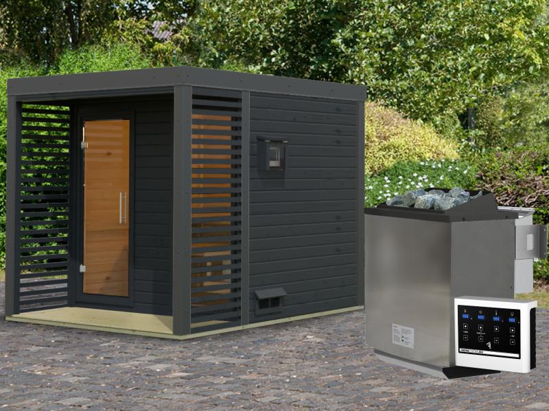 Karibu Hybrid Saunahaus Ares 2