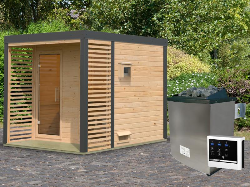 Karibu Hybrid Saunahaus Ares 2