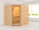 Karibu Massivholzsauna Mia