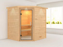 Karibu Massivholzsauna Mia