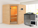 Karibu Massivholzsauna Mia