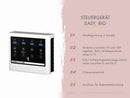 Karibu Saunahaus Angkor 1, 38 mm naturbelassen -inkl. 9 kW Bioofen ext. Steuerung-