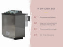 Karibu Saunahaus Angkor 3, 38 mm naturbelassen -inkl. 9 kW Bioofen ext. Steuerung-