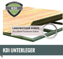 Karibu Gartensauna "Saunahaus Skrollan 1 mit Vorraum" 4 Personen Natur ohne Ofen