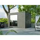 Fjordholz Sauna Cabin Model Paradiso 2-Room Black Edition, B-Stock
