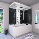 Acqua Vapore Kombination Badewanne Dusche K80-SW-EH-C-EA Duschtempel 180x100 cm OHNE Zusatzoption
