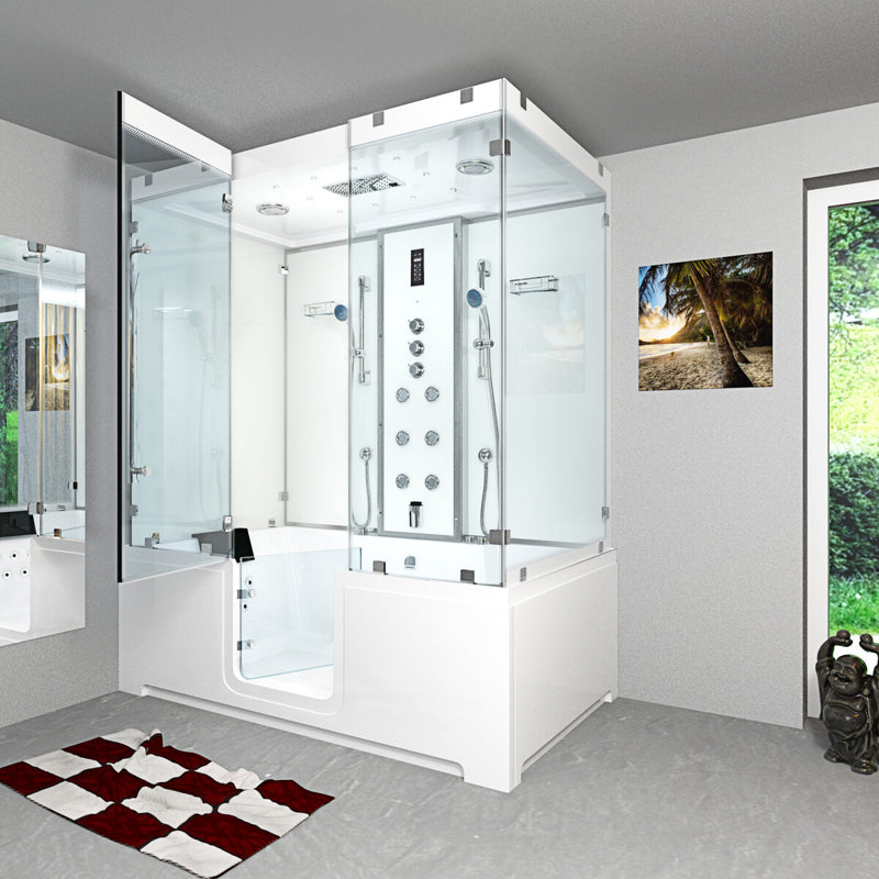 Acqua Vapore Kombination Badewanne Dusche K80-WS-TH-A-EA Duschtempel 100x180 cm OHNE Zusatzoption 9981