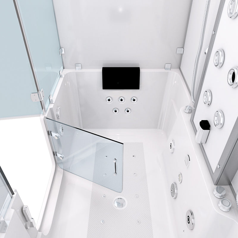 Acqua Vapore Kombination Badewanne Dusche K80-WS-TH-A-EA Duschtempel 100x180 cm OHNE Zusatzoption 9981