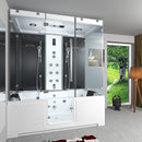 Acqua Vapore Kombination Badewanne Dusche K88-SW-EH-A-ALL Duschtempel 100x180 cm