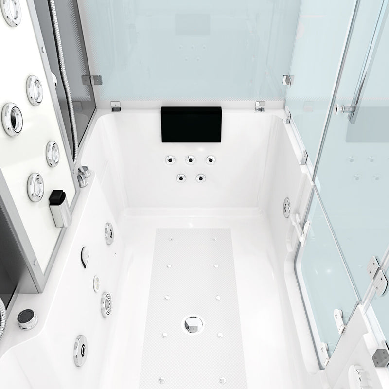 Acqua Vapore Kombination Badewanne Dusche K88-SW-EH-B-EA Duschtempel 180x100 cm OHNE Zusatzoption