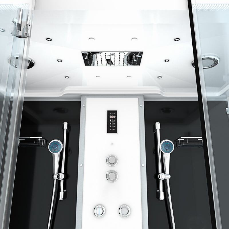 Acqua Vapore Kombination Badewanne Dusche K88-SW-EH-B-EA Duschtempel 180x100 cm OHNE Zusatzoption