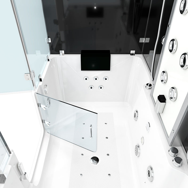 Acqua Vapore Kombination Badewanne Dusche K88-SW-TH-A-ALL Duschtempel 100x180 cm