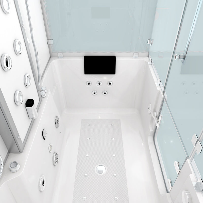 Acqua Vapore Kombination Badewanne Dusche K88-WS-EH-A-EA Duschtempel 100x180 cm OHNE Zusatzoption