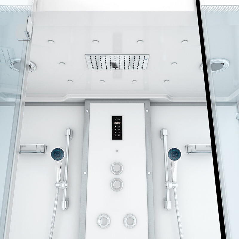 Acqua Vapore Kombination Badewanne Dusche K88-WS-EH-A-EC-SC-EA Duschtempel 100x180 cm Schlauchreinigung + Scheibenversiegelung