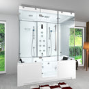 Acqua Vapore Kombination Badewanne Dusche K88-WS-EH-B-EA Duschtempel 180x100 cm OHNE Zusatzoption