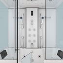 Acqua Vapore Kombination Badewanne Dusche K88-WS-EH-B-EC-EA Duschtempel 180x100 cm 2K Scheibenversiegelung