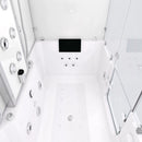 Acqua Vapore Kombination Badewanne Dusche K88-WS-TH-C-EC-SC-EA Duschtempel 180x100 cm Schlauchreinigung + Scheibenversiegelung