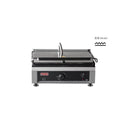 SGS Gastro Contact Grill / Ribbed Top / Smooth Bottom / 3 kW / Table Grill / Panini Maker