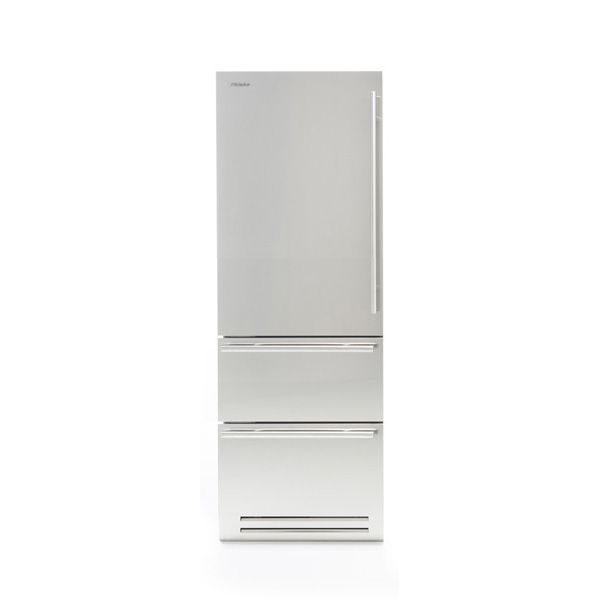Fhiaba Side by Side Kühlschrank - Freezer Classic KS7490HST, 75 cm, Edelstahl