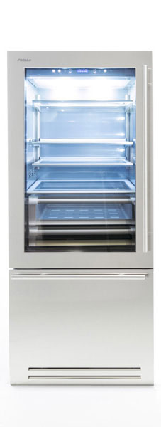 Fhiaba Side by Side Kühlschrank - Freezer Classic KS8990TGT, 90 cm, Edelstahl