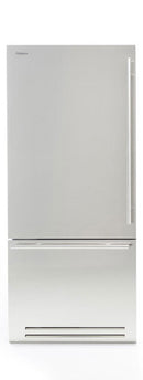 Fhiaba Side by Side Kühlschrank - Freezer Classic KS8990TST, 90 cm, Edelstahl