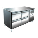 VIP Kühltisch mit 2 x 2 Schubladen  -2 bis +8°C 1.360x600x860 mm