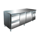 VIP Kühltisch mit 1x 2 Schubladen und 2 Türen -2 bis +8°C 1.795x700x860 mm