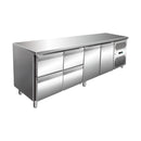 VIP Kühltisch mit 2x 2 Schubladen und 2 Türen -2 bis +8°C 2.230x600x860 mm
