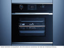Küppersbusch BP 6332.0 S3 K-Series.3 Pyrolyse Pizza-Backofen Schwarz/Silver Chrome