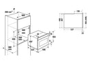 Küppersbusch CM 6330.0 SE3 K-Series. 3 Compact Einbau-Mikrowelle Schwarz/Silver Chrome