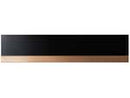 Küppersbusch CSV 6800.0 Vakuumierschublade + ZV 8020 Glasfront Schwarz + Designleiste Copper