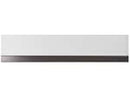 Küppersbusch CSV 6800.0 Vakuumierschublade + ZV 8022 Glasfront Weiß + Designleiste Black Chrome