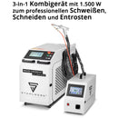 STAHLWERK 3-in-1 Laser-Schweißgerät WCD-1500 Laser Pro mit 1500 Watt, professionelle Handlaser-Schweißanlage zum präzisen Schweißen, Schneiden und Entrosten