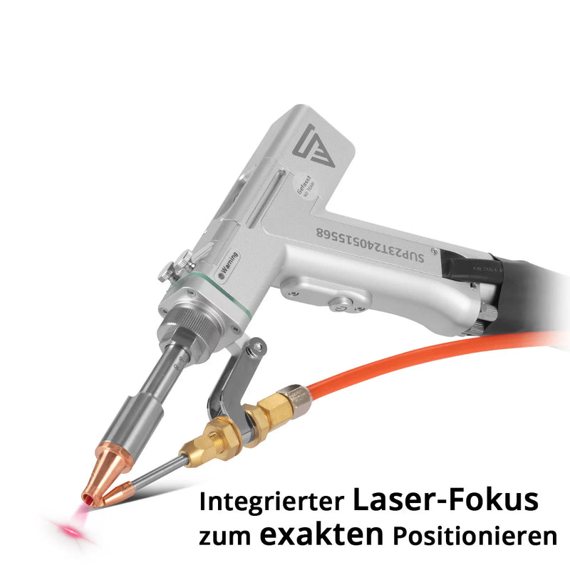 STAHLWERK 3-in-1 Laser-Schweißgerät WCD-1500 Laser Pro mit 1500 Watt, professionelle Handlaser-Schweißanlage zum präzisen Schweißen, Schneiden und Entrosten