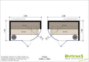 Butenas Innensauna Design FUTURA