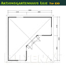 Butenas Gartenhaus LILIE - Typ E10
