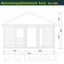 Butenas Gartenhaus LILIE - Typ E10