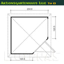 Butenas Gartenhaus LILIE - Typ E1