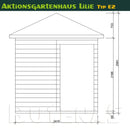 Butenas Gartenhaus LILIE - Typ E2