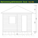 Butenas Gartenhaus LILIE - Typ E4
