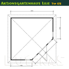 Butenas Gartenhaus LILIE - Typ E5 – Vorschau 2