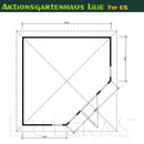 Butenas Gartenhaus LILIE - Typ E5